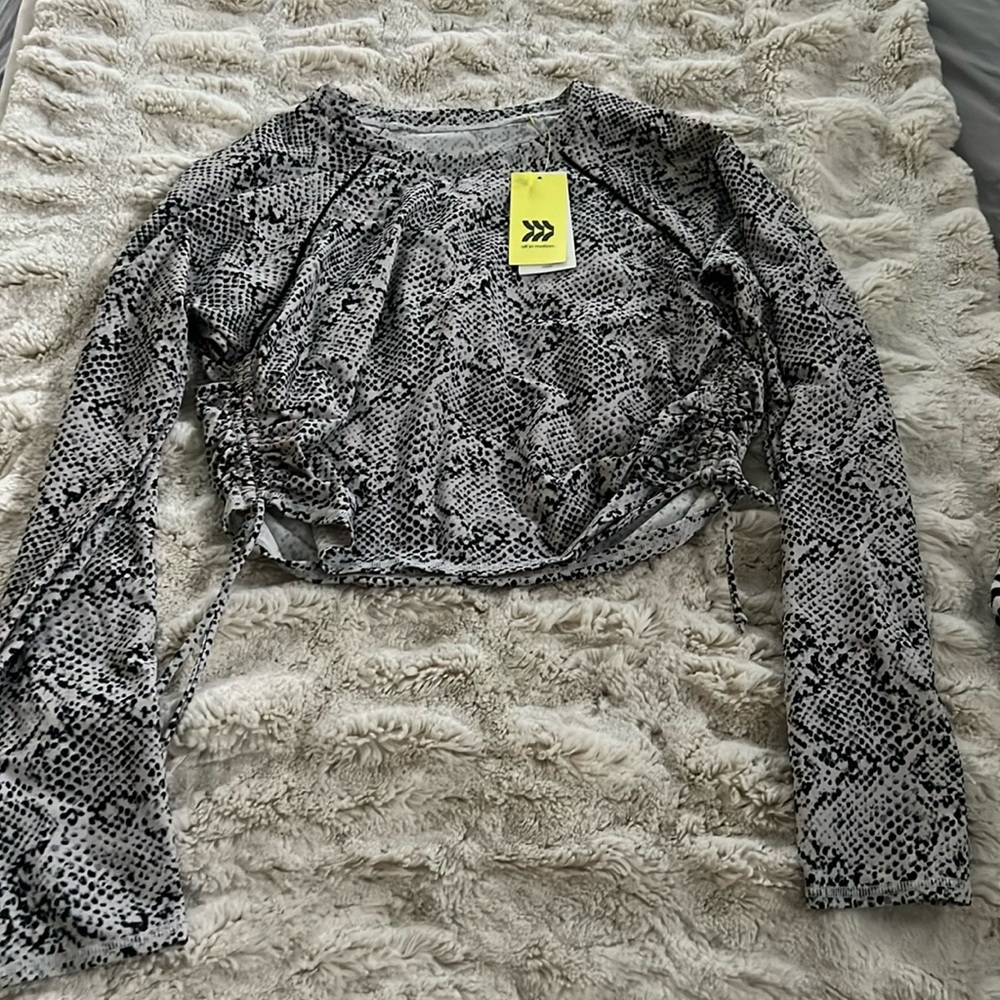 Long sleeve swim shirt new with tags